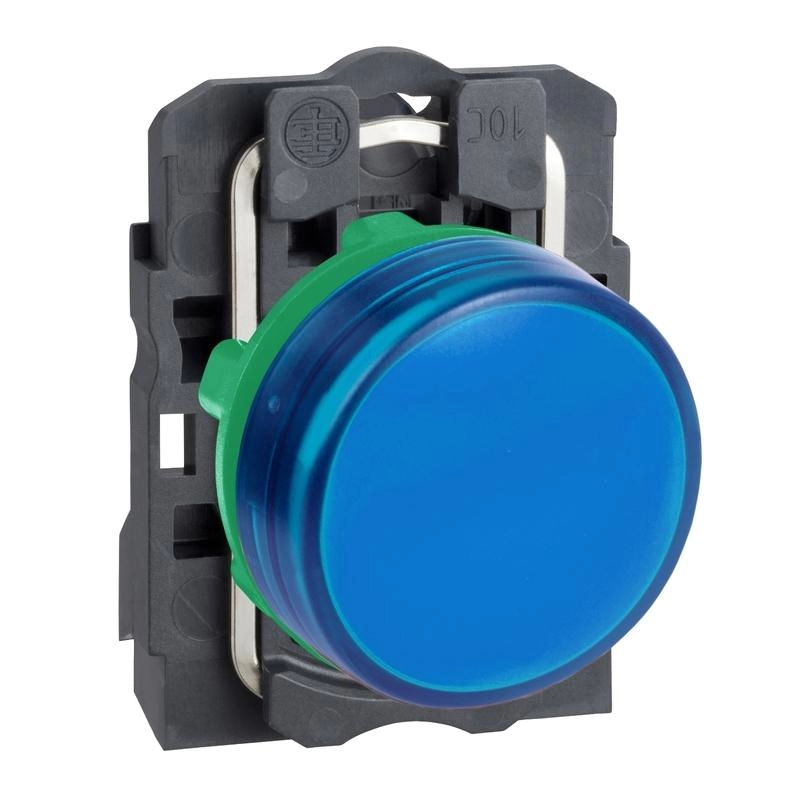 Piloto luminoso plástico azul C/led a 24VCA/CC XB5